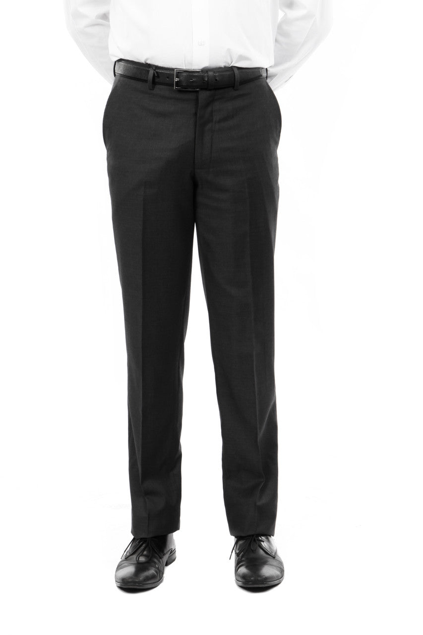 Solid Black Slim Fit Tazzio Men's Pants
