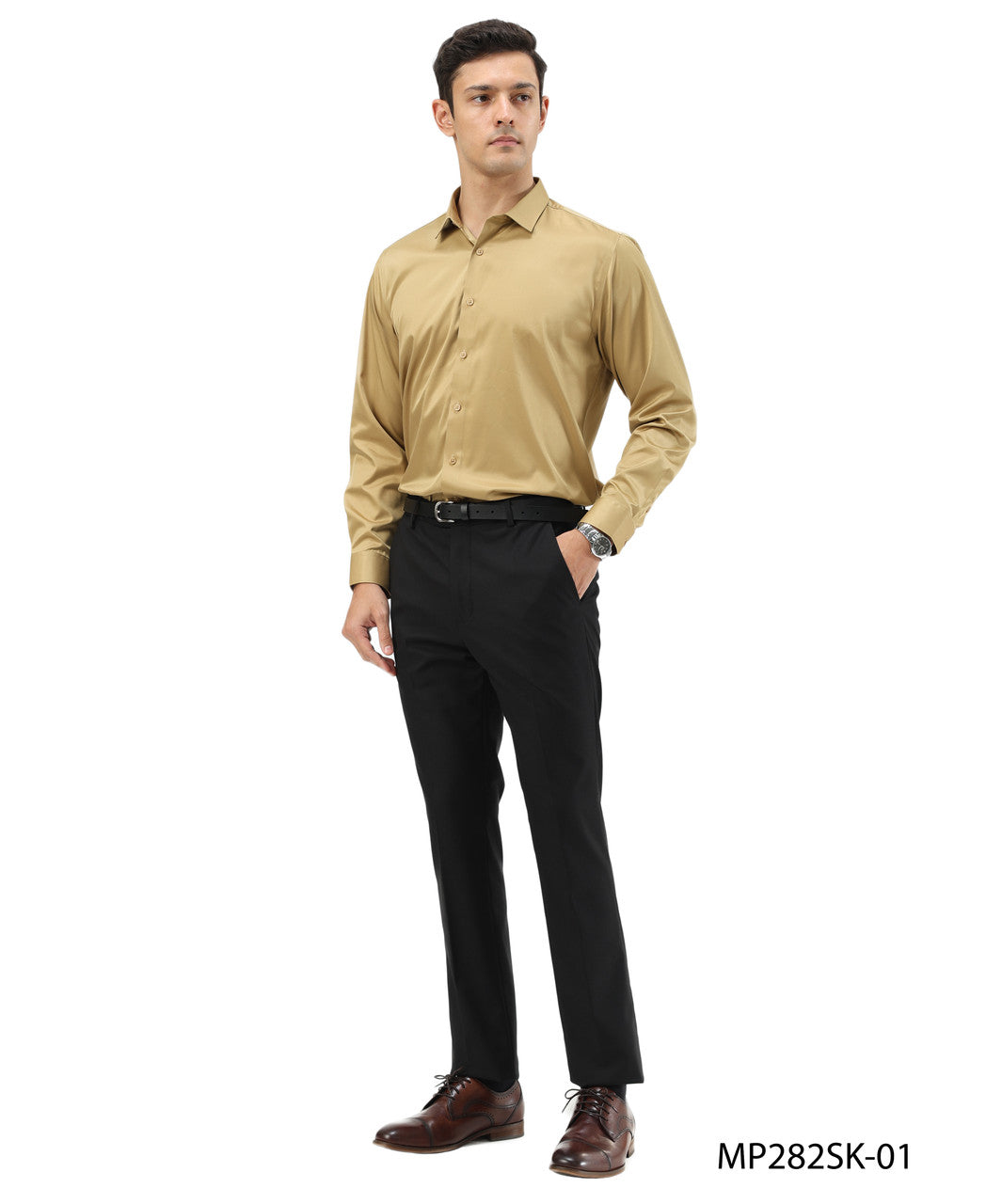 Premium Black Skinny Fit Open Bottom Sean Alexander Men's Pants